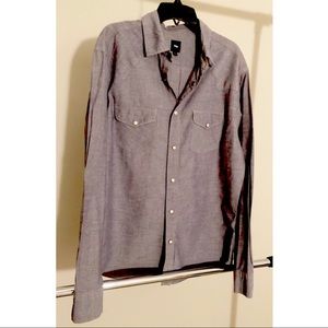 Chambray button Down top